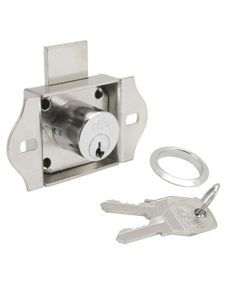 Cerradura Mueble Para Cajon 101/18 mm. Laton