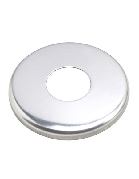 Embellecedor Escudo Abombado Acero 1/2"