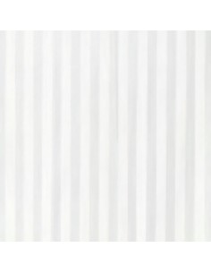 Cortina Ducha Tela Rayas Blancas 180x200 cm.