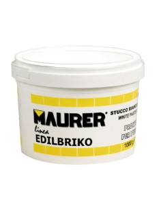 Masilla plastica MAURER Edil blanca 1kg 14010352