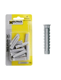 Taco Nylon  SN    12 mm. (6 Piezas)