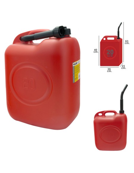 Bidon Gasolina  20 Litros Homologado