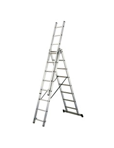 Escalera Aluminio Industrial 14+14+14   3x4 mt.