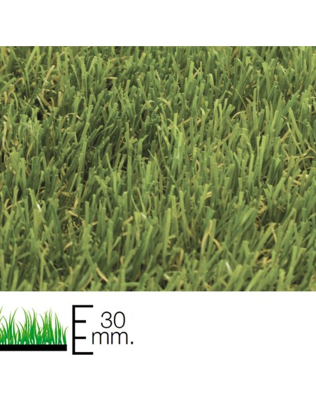 Cesped Artificial 30 mm. Rollo 1x5 Metros Uso Domestico