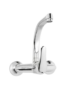 Monomando Fregadero Pared Vertical Con Cartucho Ceramico...