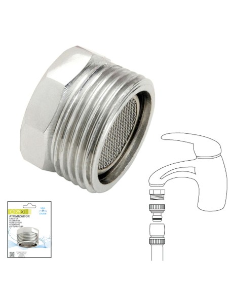 Atomizador  Adaptador Saturnia Hembra M22 x 3/4"