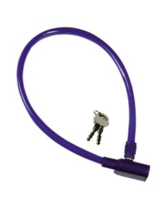 Cable Bicicleta Con llave   8 mm.  x 60 cm.