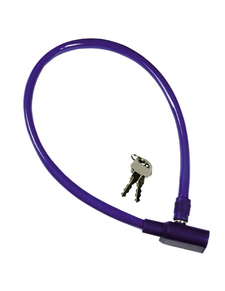 Cable Bicicleta Con llave   8 mm.  x 60 cm.
