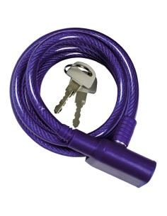 Cable Bicicleta Espiral Con llave 8 mm. x 150 cm.