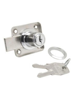 Cerradura Mueble Para Armario 362/20 mm. Cromada