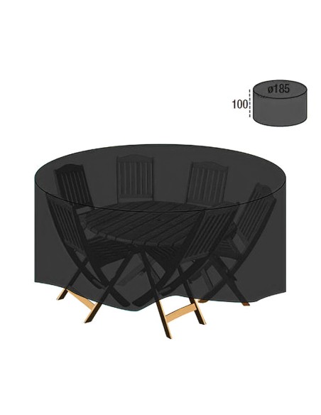 Funda Cubre Mesa / Conjunto Diámetro 185x100 cm.