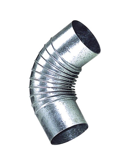 Codo Estufa Galvanizado de 100 mm. 90°.