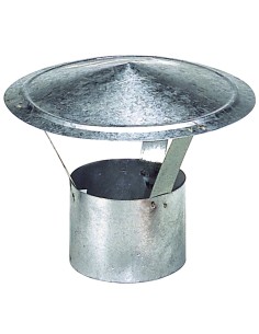 Wolfpack Sombrero Galvanizado para Estufa, Chimenea,...