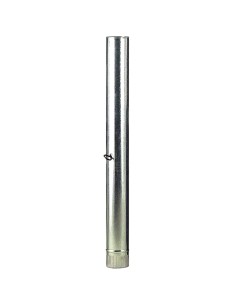 Wolfpack Tubo Estufa Acero Galvanizado Ø 120 mm, Ideal...