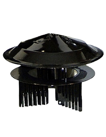 Sombrero Color Negro Universal Para Estufa de Ø 80 a Ø 150 mm.