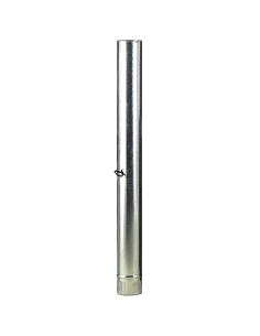 Wolfpack Tubo Estufa Acero Galvanizado Ø 110 mm, Ideal...