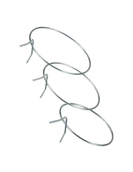 Soporte Maceta Pared Zincado 14 cms