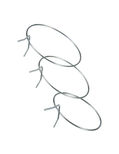 Soporte Maceta Pared Zincado 20 cms