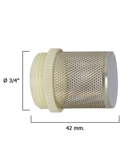 Filtro Inoxidable Para Válvula Retencion    3/4"