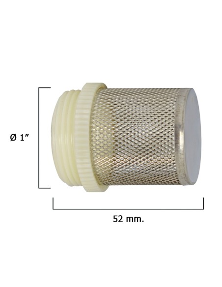 Filtro Inoxidable Para Válvula Retencion    1"