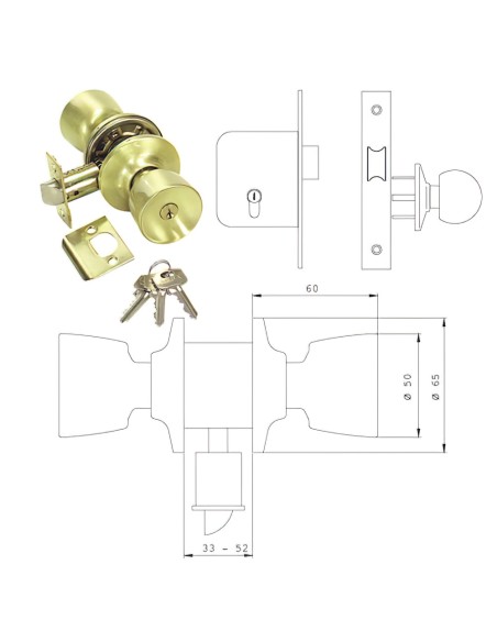 Pomo Tesa    3520-lm/50