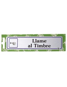 Rotulo "Llame Al Timbre"