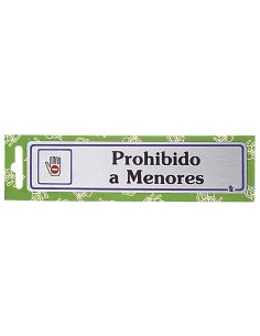 Rotulo "Prohibido A Menores"