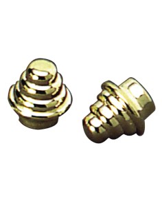 Terminal Barra Exterior Tubo 12 mm. Oro