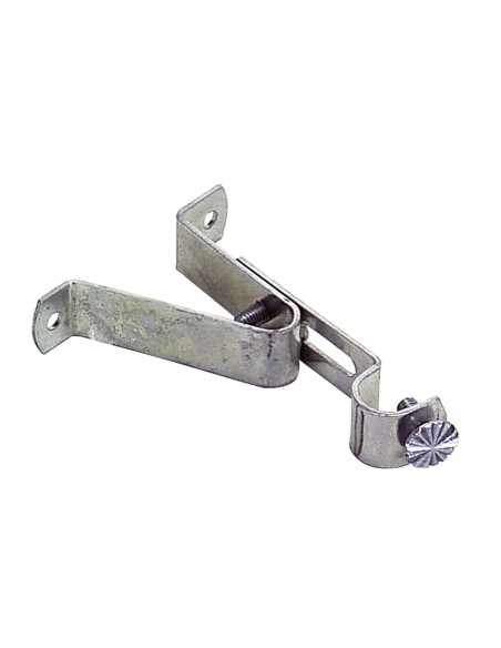 Soporte Barra 12 mm.Ø Cromo  Frontal Extensible