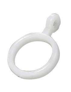 Anillas Dobles Cortina Blanca Ø Interior 20 mm.