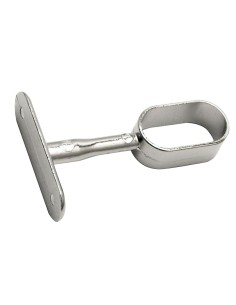 Soporte Barra Ovalado Central Niquel