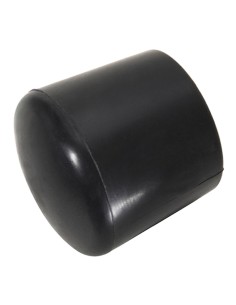 Contera Plastico Redonda Exterior Negra 20 mm. Bolsa 200...