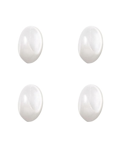 Colgador Oryx Blanco Pequeño (Blister 4 Unidades ) Adhesivo