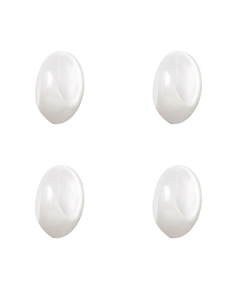 Colgador Oryx Blanco Pequeño (Blister 4 Unidades ) Adhesivo