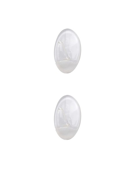 Colgador Oryx  Transparente Grande (Blister 2 Unidades) Adhesivo