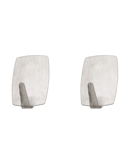 Colgador Oryx Inoxidable Grande (Blister  2 Unidades) Adhesivo