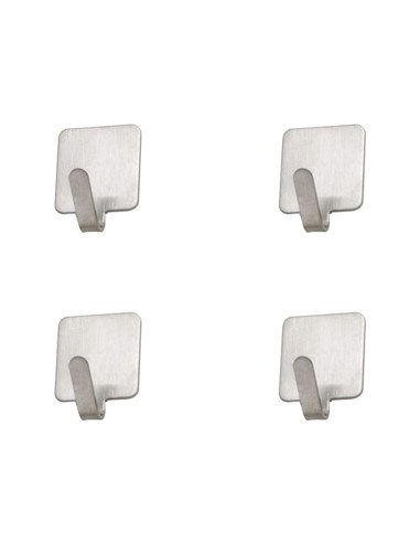 Colgador Oryx Inoxidable Pequeño (Blister 4 Unidades) Adhesivo