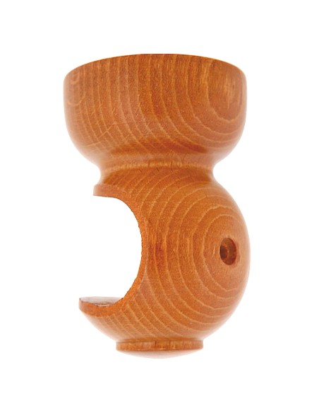 Soporte Madera Liso Techo 28x82 mm. Teca