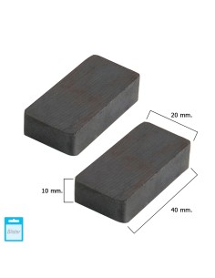Iman Wolfpack Ferrita Rectangular 40x20x10 mm. (Blister 2...