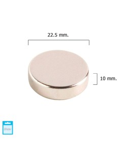Iman Wolfpack Neodimio Redondo Ø 22,5x10 mm. (Blister 1...