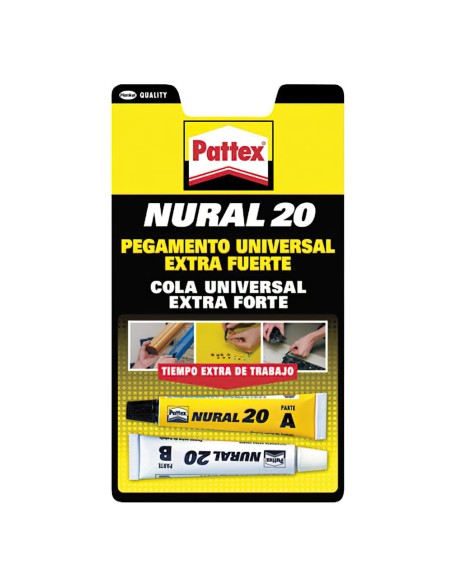 Nural- 20  Blanco Transparente (Juego 2 Tubos 22 cm³.)