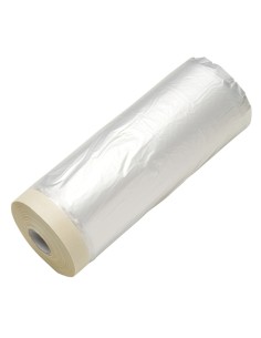 Cinta pintor carrocero WOLFPACK con film 140cm rollo 20mt...