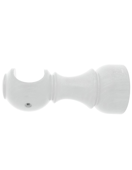 Soporte Madera Liso Abierto 20x 88 mm. Blanco