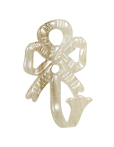 Alzapaños Forja Lazo Marfil / Oro   Juego 2 Pieza