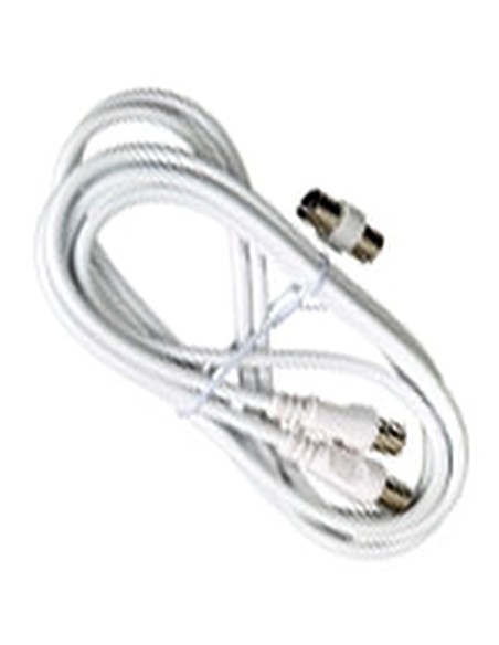 Conector TV Video Macho / Macho  2 metros Con Adaptador Macho / Hembra
