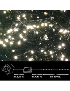 Luces Navidad 100 Leds Luz Cálida Interior / Exterior Ip44