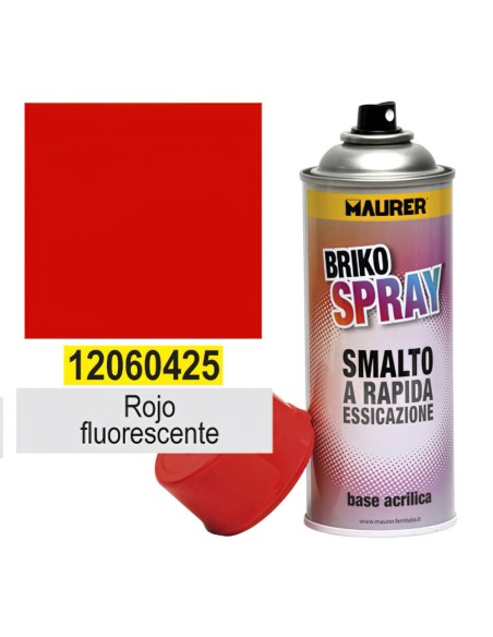 Spray Pintura Rojo Fluorescente 400 ml.