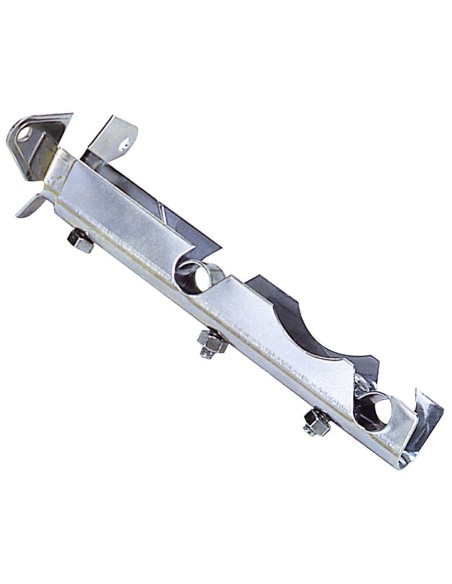 Soporte Barra 12 mm.Ø Cromo Doble Frente