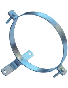 Abrazadera Para Tubo Estufa Galvanizado Con Soporte 120 mm.