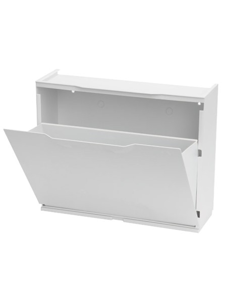 Zapatero Resina 51x17x41cm. Blanco